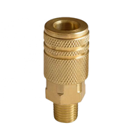 Raccord rapide en laiton de style européen 6.35mm 8mm 10mm connecteur de tuyau d'air de compresseur prise pneumatique
