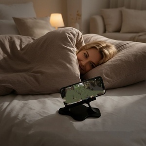 3D Printed Phone <b>Holder</b>, Side Lying Flat, Watching TV Shows, Sleeping <b>Tablet</b> Base, Engineering Curved Lazy Person Stand - Product Image 5