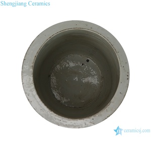 RZNA40-A-B Jingdezhen 골동품 오래 찾고 underlaze 구리-레드 드래곤 모티프 도자기 화분 향로 - Product Image 5