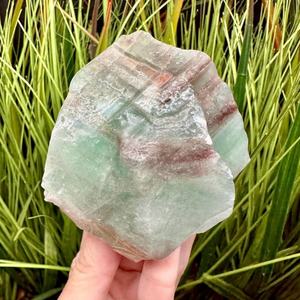 Cristal de Calcita Natural del Caribe, Verde y Rosa, al por Mayor, Mineral Bohemio para la Fabricación de Joyas, Decoración del Hogar/Oficina - Product Image 3