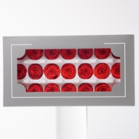 Lovebay Fleur Décorative Préservée Austin Rose Tête Réel Éternel Austins Naturel Éternité Préservé Têtes De Fleurs pour La Décoration Intérieure