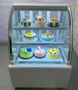 <span class=keywords><strong>Vitrina</strong></span> de exhibición de pastel de puerta de vidrio corrediza transparente nevera LED mostrador Vertical <span class=keywords><strong>vitrina</strong></span> de pastel <span class=keywords><strong>para</strong></span> refrigerador ventilador refrigerado utilizado <span class=keywords><strong>para</strong></span> - Product Image 3