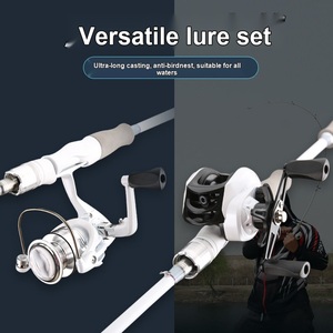 Ensemble de cannes à pêche <span class=keywords><strong>Shimano</strong></span> pour débutants, kit complet de pêche en mer, cannes à lancer longues portées, cannes à lancer spinning - Product Image 2