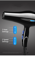 6 In 1 Nozel Konsentrator Daya Besar Profesional AC Motor Pengering Rambut Salon Pengering Rambut