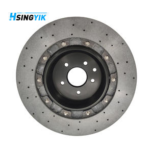 Système de freinage automobile professionnel Plaquettes de frein avant OEM 43206-KJ10A Arrière 380-30mm Disque de frein en céramique carbone pour NISSAN GT-R R35 - Product Image 6