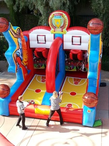 Aro de Baloncesto Inflable para Deportes, <span class=keywords><strong>Juego</strong></span> Inflable para Fiestas de Carnaval con Soplador de Aire - Product Image 6