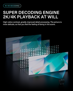 MUZEE Native1080P ISMARTX9แอนดรอยด์11 800 Ansi lemwns 2 + 16GB การแก้ไขคีย์สโตนอัตโนมัติโปรเจคเตอร์ความบันเทิงในบ้านโฟกัสอัตโนมัติ - Product Image 4