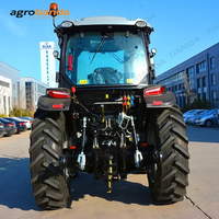 Tracteur agricole 4x4 de 160 CV avec cabine complète, machines agricoles