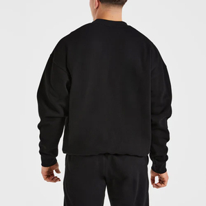 Sudaderas Personalizadas al por Mayor de Alta Calidad para Hombre, Sudaderas de Felpa con Logotipo en Relieve, Corte Holgado, Ecológicas - Product Image 2