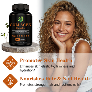 แคปซูลคอลลาเจนแบรนด์ส่วนตัว ช่วยเพิ่มความยืดหยุ่นและความชุ่มชื้นให้ผิว พร้อมส่งเสริมสุขภาพข้อต่อ มีส่วนผสมของมัลติคอลลาเจน - Product Image 5