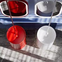 Évier à colonne de conception moderne évier sur pied monobloc en acier inoxydable 304 pour chambre d'hôtel égouttoir en forme de rectangle