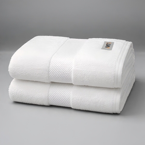 Serviettes de bain 100 % coton Zero Twist ultra douces 600 GSM, grandes serviettes d'hôtel pour invités, faible peluchage, facile à laver, sans odeur, écologiques - Product Image 5