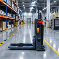 Transpalette Électrique AGV Bi-étagé MB14 de Haute Qualité 1400 kg pour la Manutention de Matériaux, Transport de Palettes, Batterie 24V