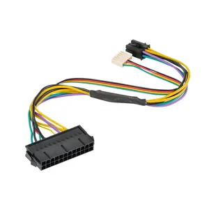 24 Pin 6 Pin PCI-E PSU ATX adaptör güç kablosu 18AWG 24Pin To 6Pin için Z220Z230Z240 SFF anakart