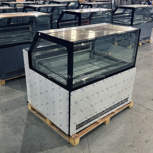 Exhibidor <span class=keywords><strong>Vertical</strong></span> de Helados y Pasteles para Supermercado, Congelador para Exhibición de Pasteles Helados para Tienda de <span class=keywords><strong>Postres</strong></span> - Product Image 4