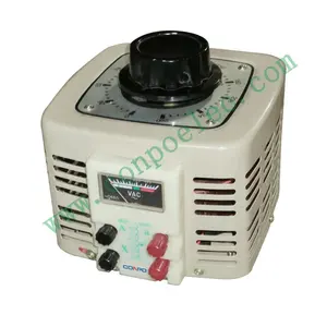 TDGC2-1000VA, 2000VA Transformator Variabel 1 Fase Tunggal/Regulator Tegangan Kontak Input 220V/110V & Output 0 ~ 250V/0 ~ 130V RoHS CE