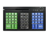 Teclado POS de 66 Teclas con Precio de Fábrica, Compatible con OPOS/JPOS, USB, Totalmente Programable, con MSR y Bloqueo de Teclas para Sistema POS