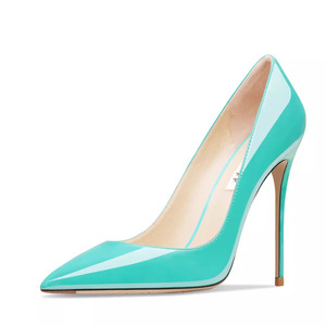 Moda nuova punta a punta elegante luce blu <span class=keywords><strong>tacchi</strong></span> alti per le donne primavera autunno Stiletto per le scarpe da sposa décolleté - Product Image 2