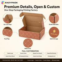 Boîtes cadeaux en carton ondulé écologiques, vente en gros directe d'usine, boîtes d'expédition personnalisées en kraft pour les boutiques de vêtements pour bébés, cadeaux