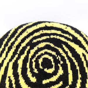 Đầy Màu Sắc Mới Phong Cách Hỗ Trợ Mẫu Jacquard Beanie Mùa Đông Hat Đồ Họa Cuffless Beanie Acrylic Đan Tùy Chỉnh Beanie Hat - Product Image 5