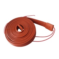 Élément chauffant flexible en caoutchouc silicone 220V pour courroie de carter et tuyau de drainage de compresseur de climatisation