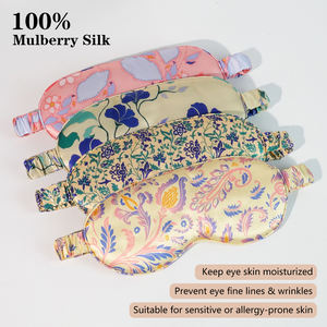 LOGO personalizzato 16/19/22 mascherina per dormire 100% di seta di gelso maschera per gli occhi di seta OEKO-Tex 100 seta maschera per gli occhi - Product Image 3