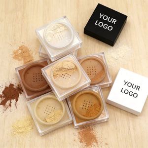 Poudre Libre Fixatrice Matifiante et Waterproof à l'Huile Minérale OEM, Fini Mat, Formule Exclusive pour Maquillage Professionnel - Product Image 2