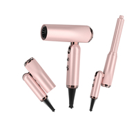 Sèche-cheveux électrique à haute vitesse avec filtre magnétique détachable, buse magnétique, affichage numérique ionique, en plastique, 1600W, BLDC