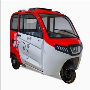 Cabine fermée Mobilité Adultes d'occasion 2 portes 3 sièges 3 roues Tricycle électrique de passagers avec puits de lumière - Product Image 2