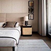 Ensemble de meubles modernes à guichet unique pour les salons des hôtels, des villas et des appartements: canapé-lit sectionnel en velours, chaise, table basse