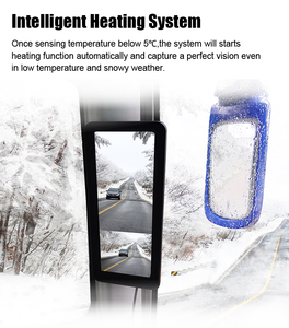 Mcy 12.3inch nhiệm vụ nặng nề ngược kép xem giám sát xe tải Side gương máy ảnh màn hình r46 chứng nhận - Product Image 4