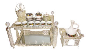 Rekebot-juego <span class=keywords><strong>de</strong></span> bandeja <span class=keywords><strong>de</strong></span> café <span class=keywords><strong>de</strong></span> metal etíope, con taza <span class=keywords><strong>de</strong></span> habesha y platillo, gran oferta, 2021 - Product Image 4