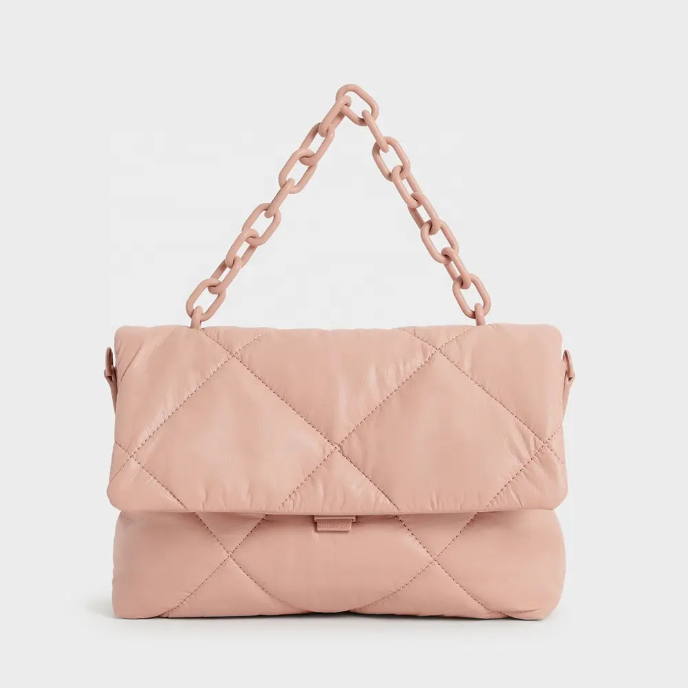 Cute puffy cross body satchel ladies small puffer chic designer bags women handbags