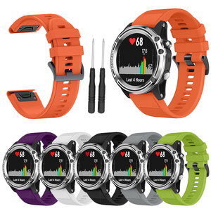 <span class=keywords><strong>Correa</strong></span> de reloj de silicona de 20/22mm, compatible con <span class=keywords><strong>Garmin</strong></span> <span class=keywords><strong>Fenix</strong></span> 5, 5X, 6S, 6X, 935, 94526, 22mm - Product Image 1