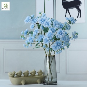 Fleur artificielle en soie <span class=keywords><strong>Dahlia</strong></span> haut de gamme à 5 têtes, <span class=keywords><strong>plante</strong></span> de simulation pour la décoration de la maison, des fêtes et du salon - Product Image 4