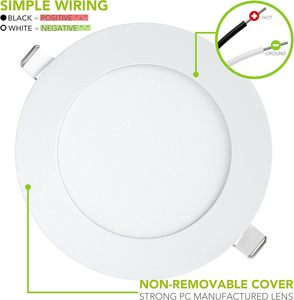Plafonnier LED Encastré Moderne en Gros 5W 9W 12W 15W 18W AC 220V 230V 240V Éclairage Intérieur Options Blanc Chaud et Blanc Froid - Product Image 4