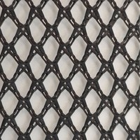 Tissu en maille noir K317, haute résistance et résistant à l'usure, pour bagages, matériaux pour chaussures, textile de maison, tissu multi-usages