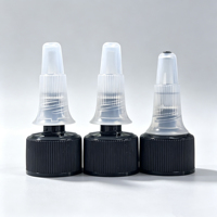 Bouchon à vis antidérapant en plastique 20-410 24-410 à bec long et pointu de 24 mm pour bouteilles de colle adhésive et de lotion