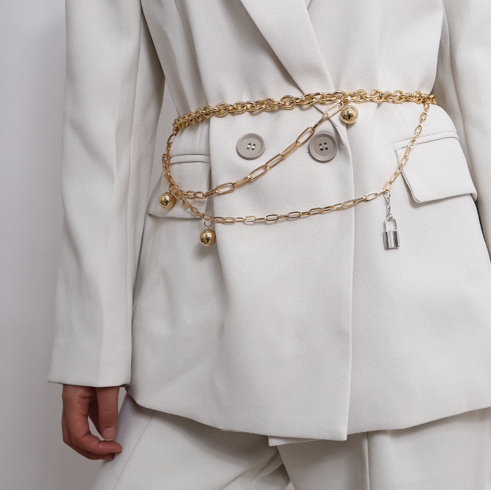 XG1211 простая многослойная цепочка, смешанные цвета, украшение на талию, женский досуг, подвеска на талию