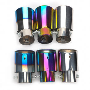 Tubo de <span class=keywords><strong>escape</strong></span> para coche, silenciador de <span class=keywords><strong>cola</strong></span>, tubo de <span class=keywords><strong>escape</strong></span> recto único para modificación de coche - Product Image 2