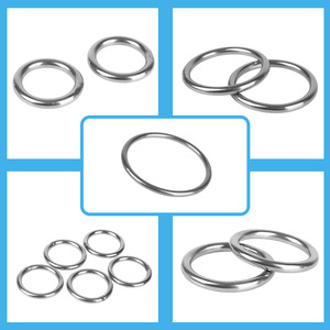 Anneau de connexion industriel rond sans soudure en acier inoxydable 304 Qianheng pour levage, emballage et décoration - Product Image 4