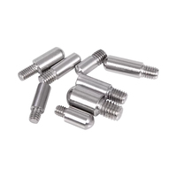 Vis de support d'étagère antidérapantes en acier inoxydable 304, goujons de panneau, accessoires pour présentoirs, vis à filetage simple, goujon fileté