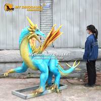 Modèle de dragon animatronique MyDino WD025 pour attractions de parc en plein air à vendre