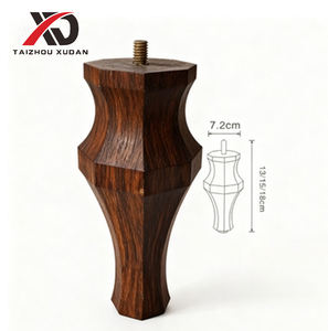 Rehausseur de pieds de meuble vintage <span class=keywords><strong>en</strong></span> bois massif pour canapé, table basse, armoire, meuble TV et chaise - Product Image 4