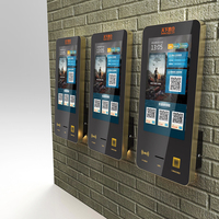 Nouveau style impression de billet d'événement machine ODM montage mural auto service multi-fonction kiosque de vente de billet