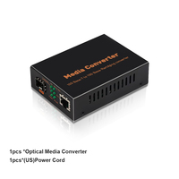 ZOERAX 10G SFP+ Single-Mode LC Duplex 1310nm 10km Ethernet Media Converter Modul Optik Jaringan Fiber Peralatan Serat Optik