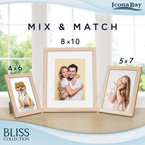 Cadre photo en bois MDF combiné, design créatif et luxueux pour impression UV, affichage de 3 photos - Product Image 6