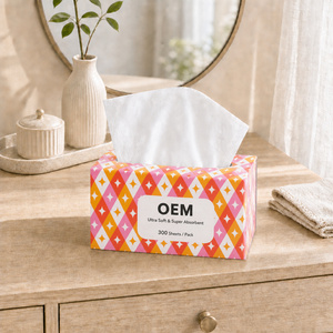 Mouchoirs en papier pour <span class=keywords><strong>restaurant</strong></span> et café, paquet souple, impression personnalisée, 3 plis, pâte de bois vierge, 300 feuilles - Product Image 4