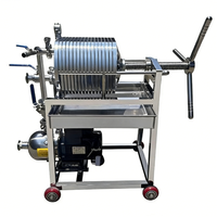 Nieuwe 304 roestvrijstalen handmatige filtermachine precisiefiltratiesysteem water olie vloeistof vaste-vloeistof scheiding industrieel