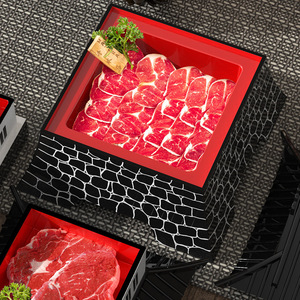 Restaurant japonais de hot pot et de barbecue, style Instagram, avec un magnifique aménagement à plusieurs niveaux. - Product Image 3